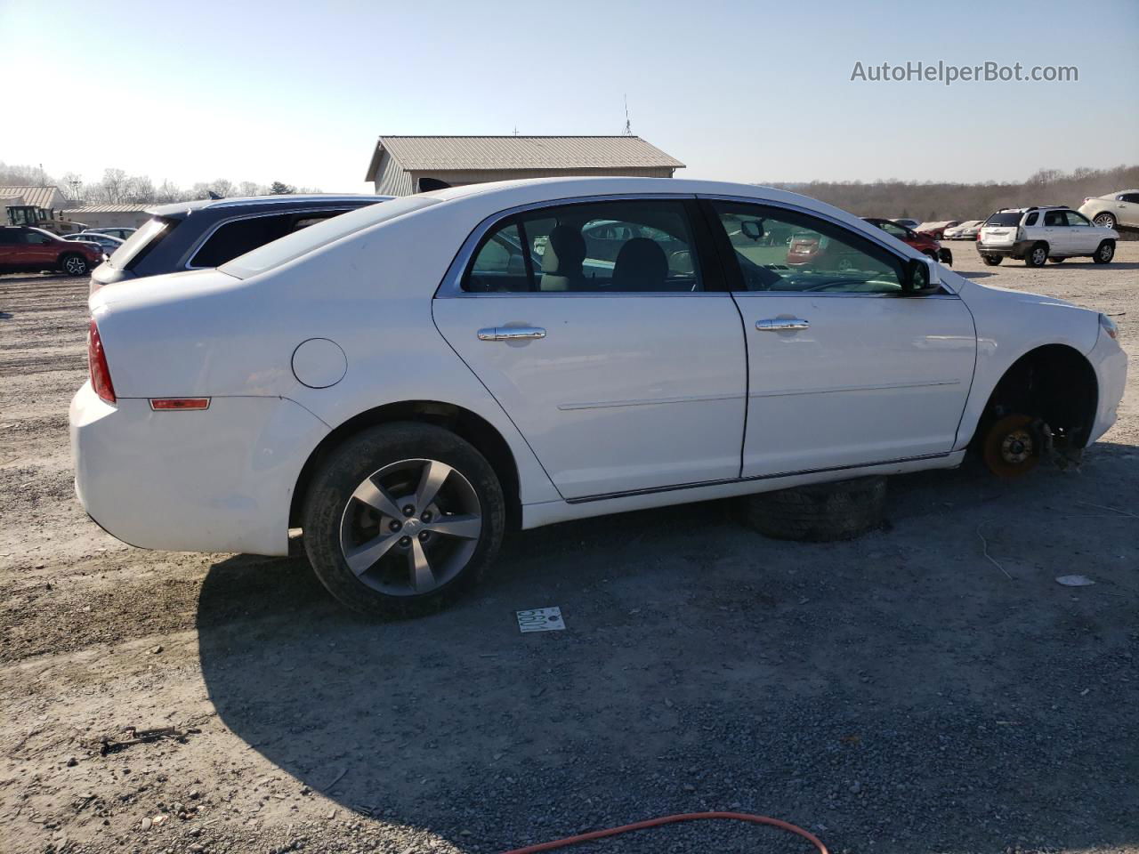 2012 Chevrolet Malibu 1lt White vin: 1G1ZC5E04CF333445