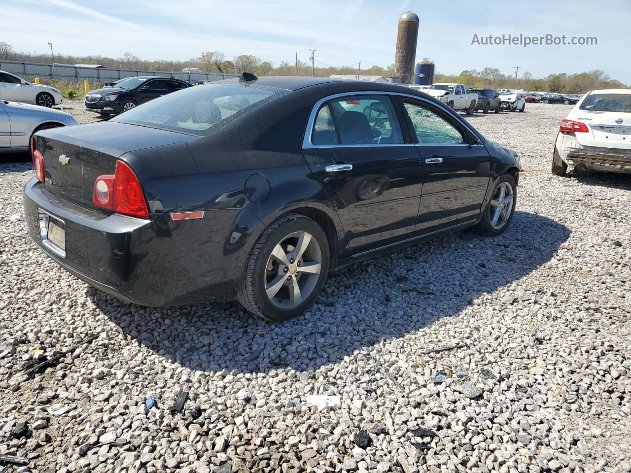 2012 Chevrolet Malibu 1lt Black vin: 1G1ZC5E05CF175052