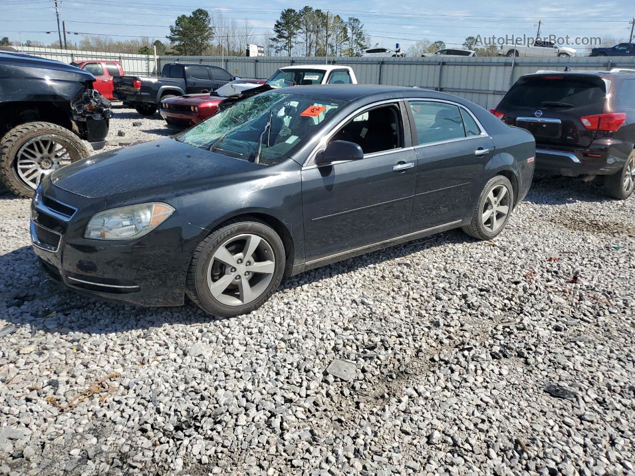 2012 Chevrolet Malibu 1lt Black vin: 1G1ZC5E05CF175052