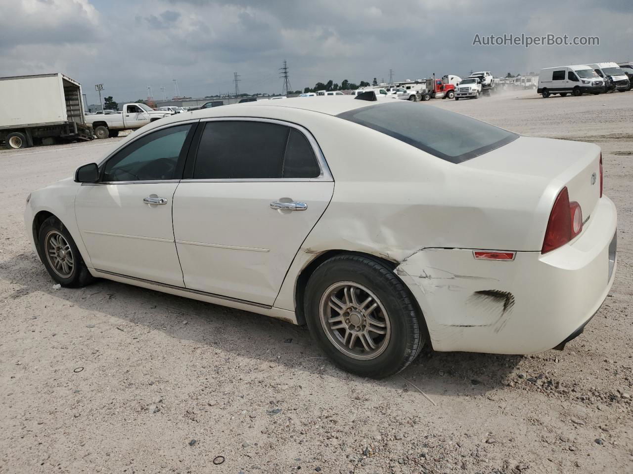 2012 Chevrolet Malibu 1lt White vin: 1G1ZC5E05CF249330