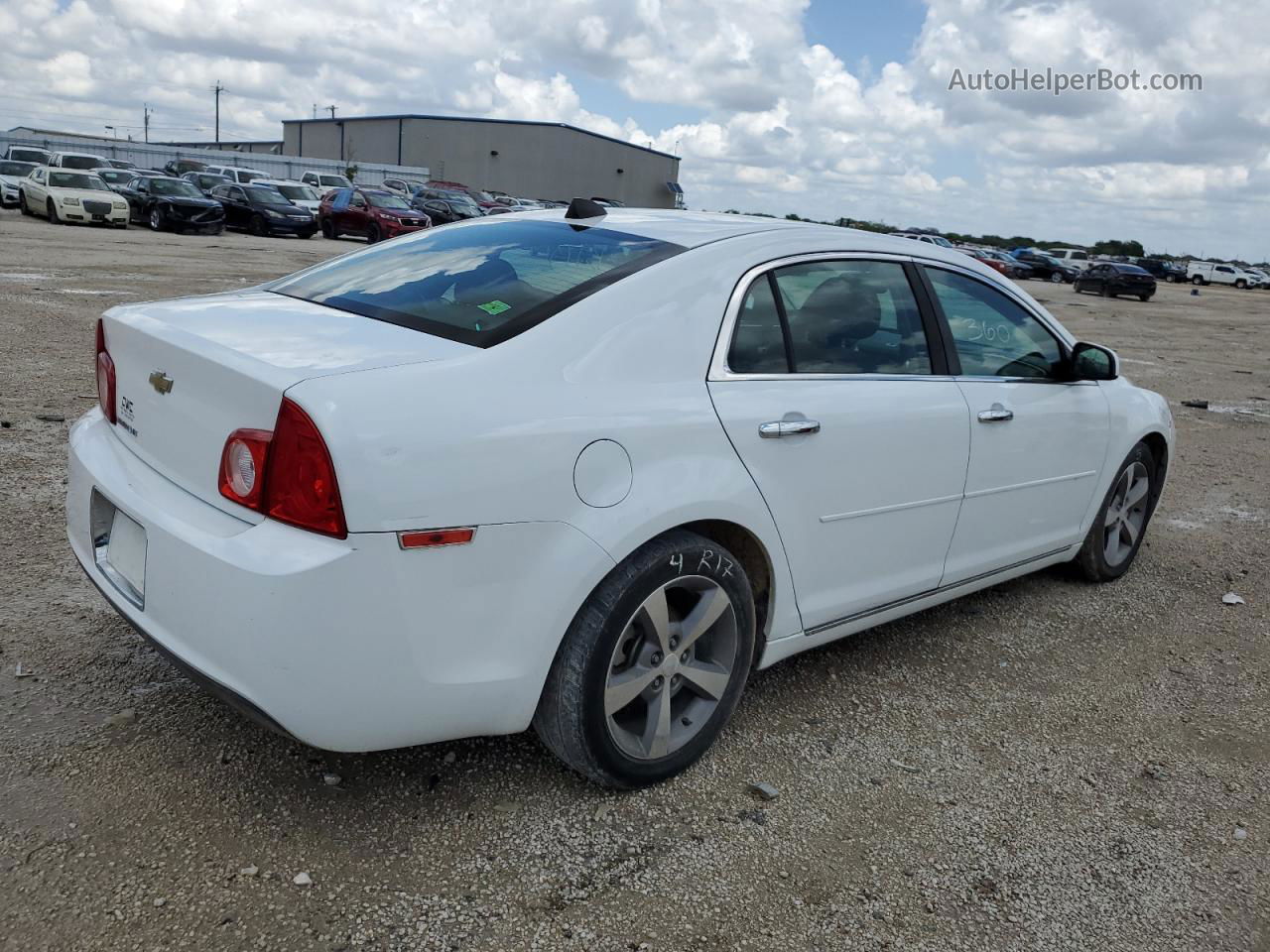 2012 Chevrolet Malibu 1lt White vin: 1G1ZC5E06CF144537