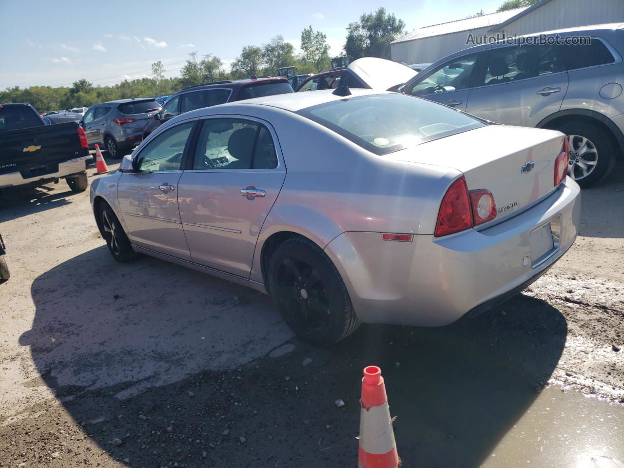 2012 Chevrolet Malibu 1lt Silver vin: 1G1ZC5E06CF151973