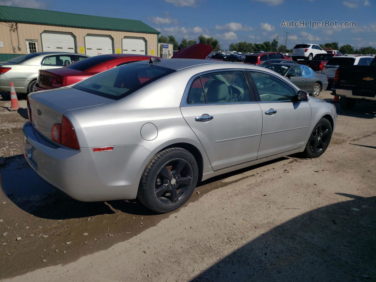 2012 Chevrolet Malibu 1lt Silver vin: 1G1ZC5E06CF151973