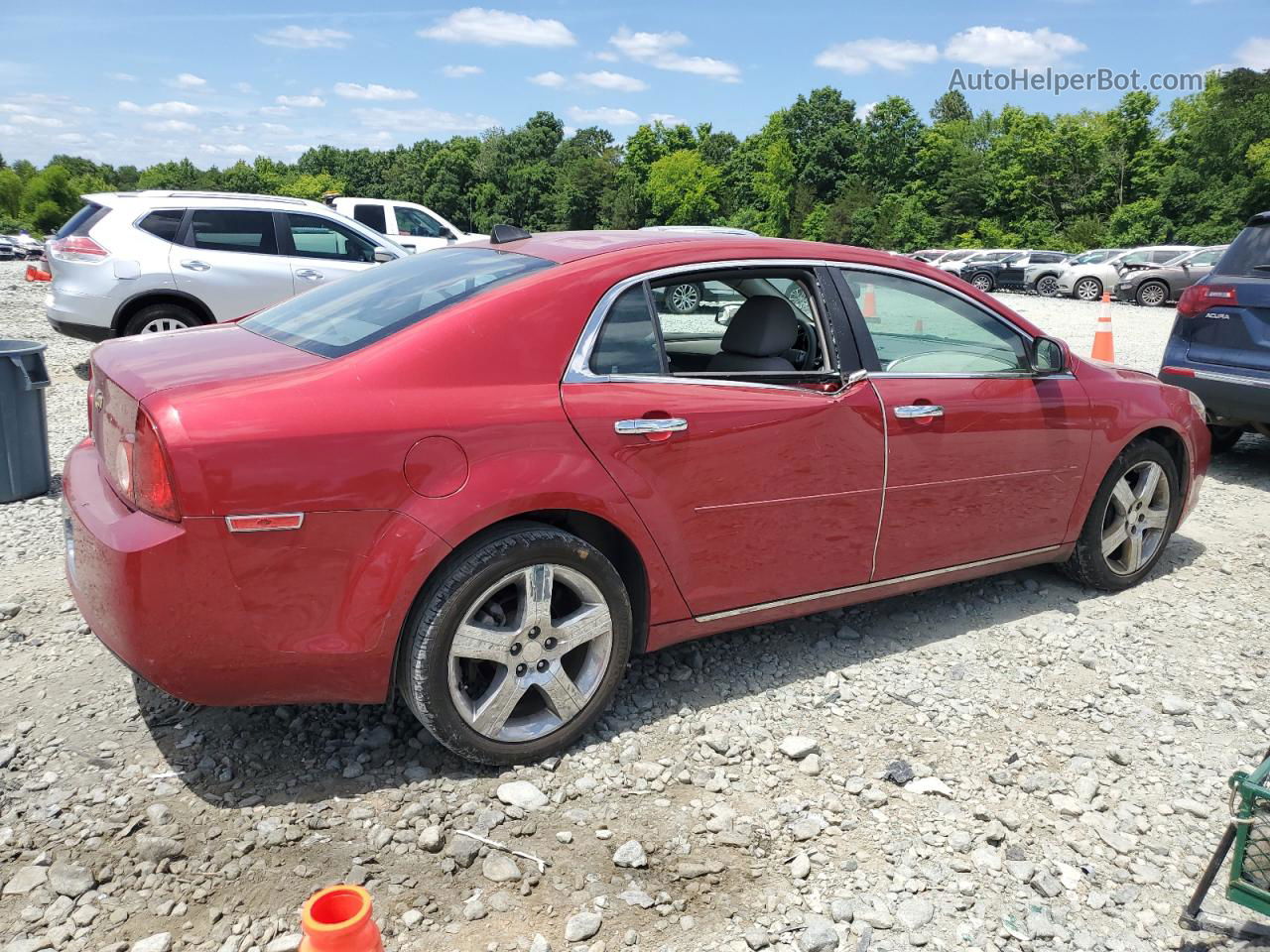 2012 Chevrolet Malibu 1lt Red vin: 1G1ZC5E06CF257078