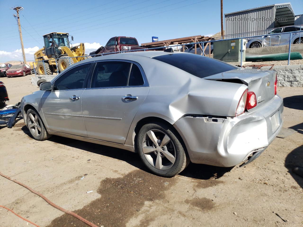 2012 Chevrolet Malibu 1lt Silver vin: 1G1ZC5E06CF297435