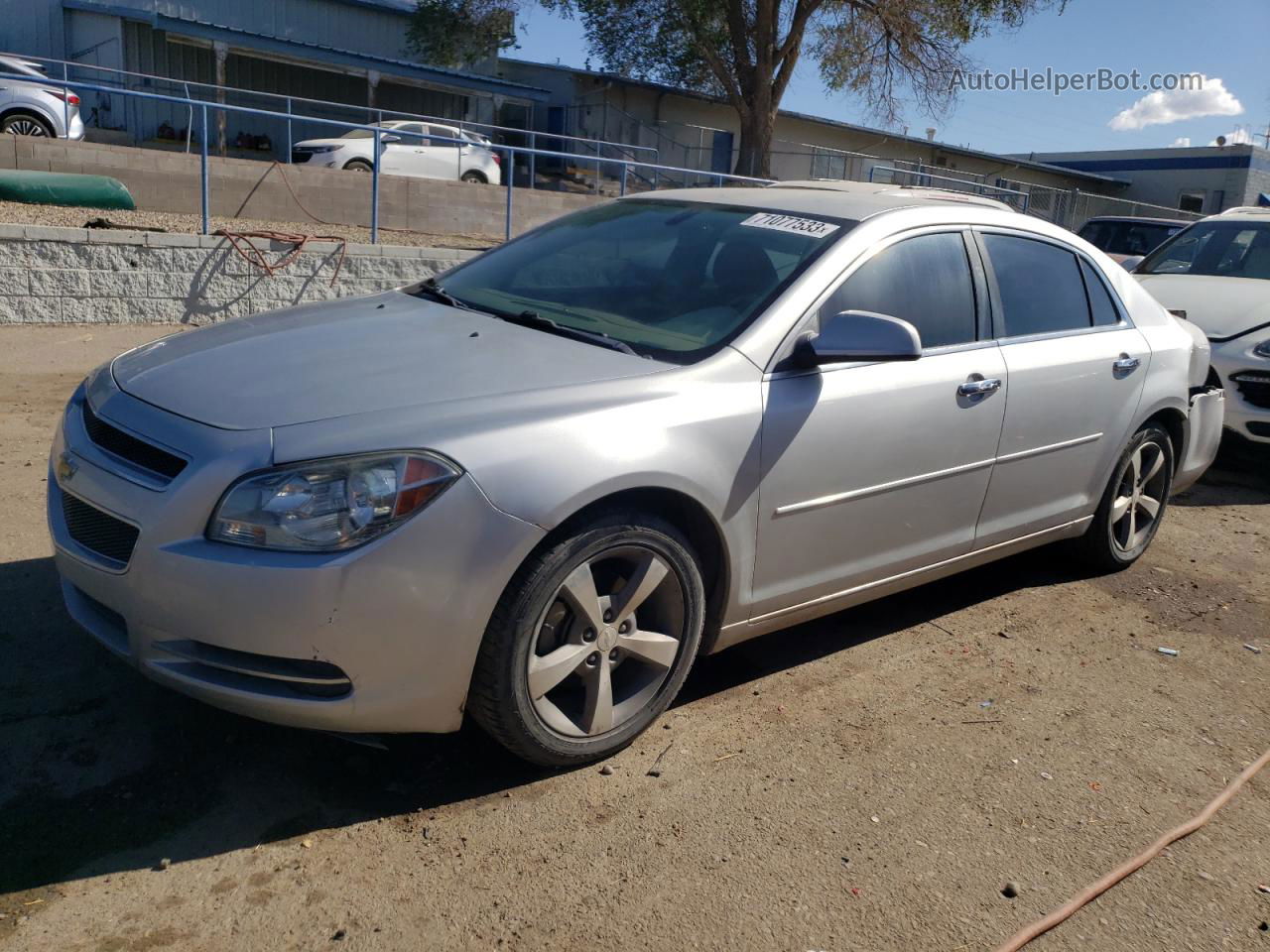 2012 Chevrolet Malibu 1lt Серебряный vin: 1G1ZC5E06CF297435