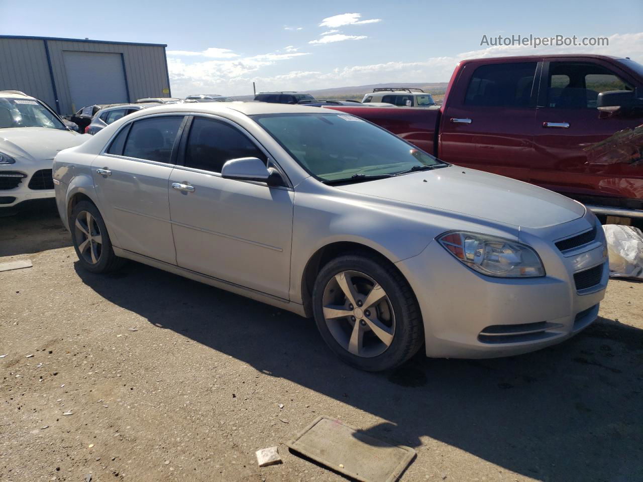 2012 Chevrolet Malibu 1lt Silver vin: 1G1ZC5E06CF297435