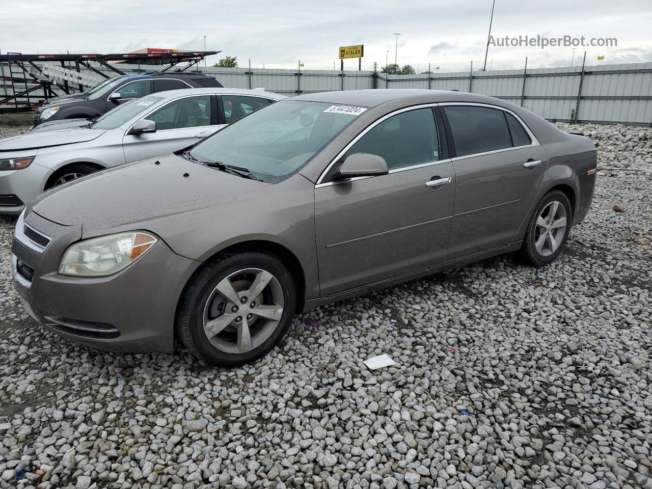 2012 Chevrolet Malibu 1lt Brown vin: 1G1ZC5E06CF323953