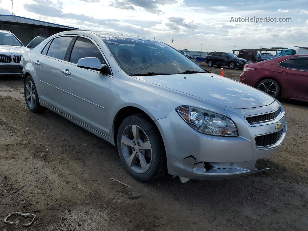 2012 Chevrolet Malibu 1lt Серебряный vin: 1G1ZC5E06CF330241