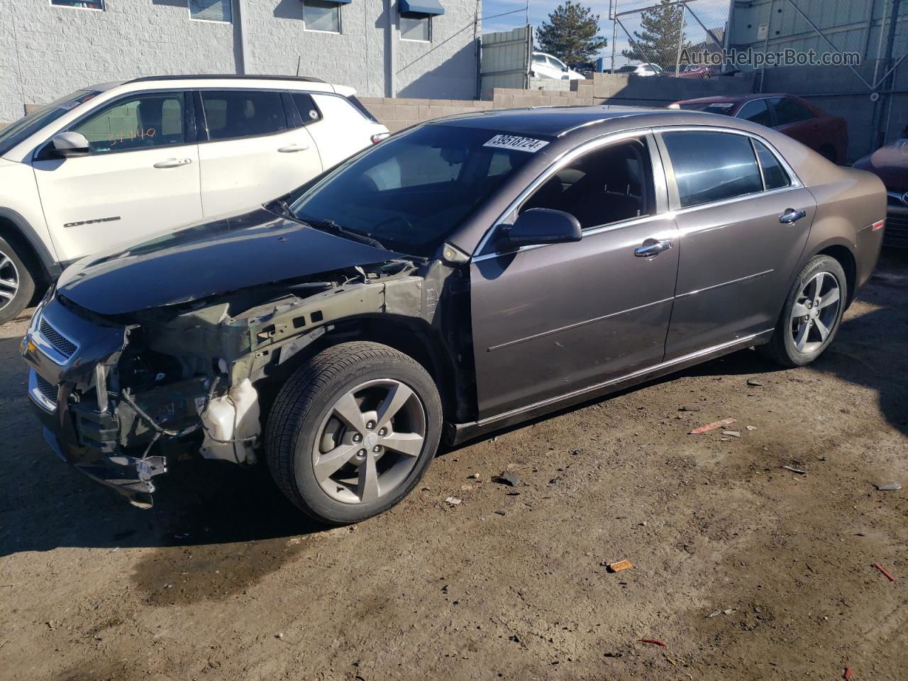 2012 Chevrolet Malibu 1lt Charcoal vin: 1G1ZC5E06CF346844