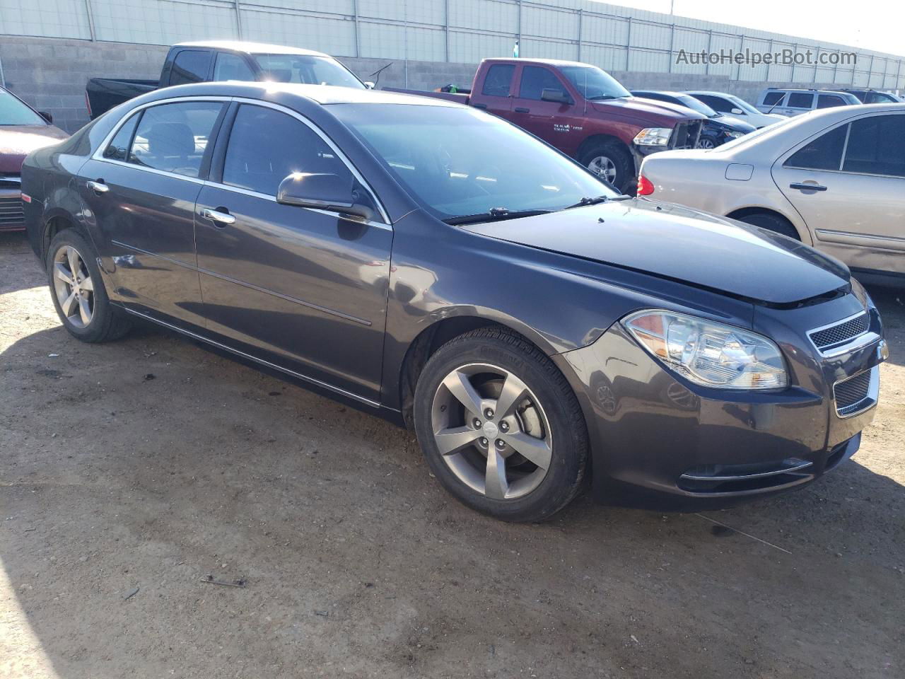 2012 Chevrolet Malibu 1lt Charcoal vin: 1G1ZC5E06CF346844