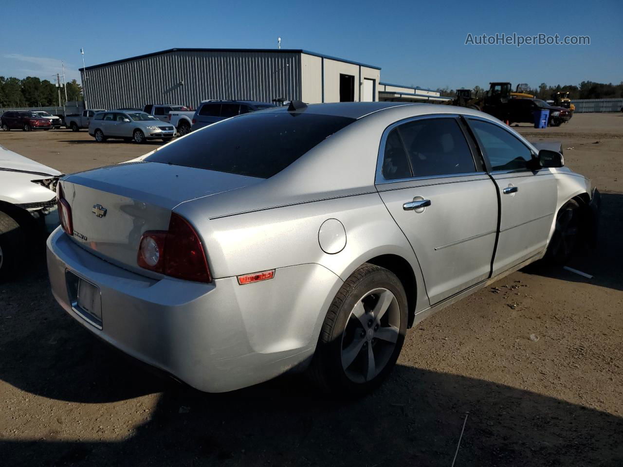 2012 Chevrolet Malibu 1lt Silver vin: 1G1ZC5E07CF159676