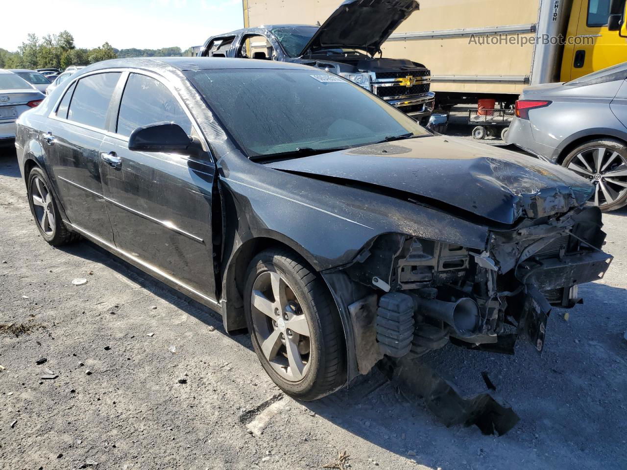 2012 Chevrolet Malibu 1lt Black vin: 1G1ZC5E07CF177241