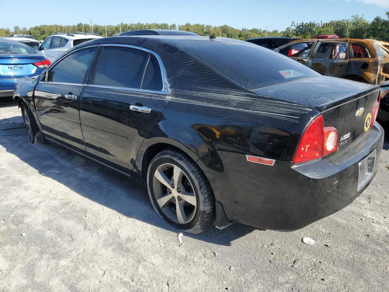 2012 Chevrolet Malibu 1lt Black vin: 1G1ZC5E07CF177241