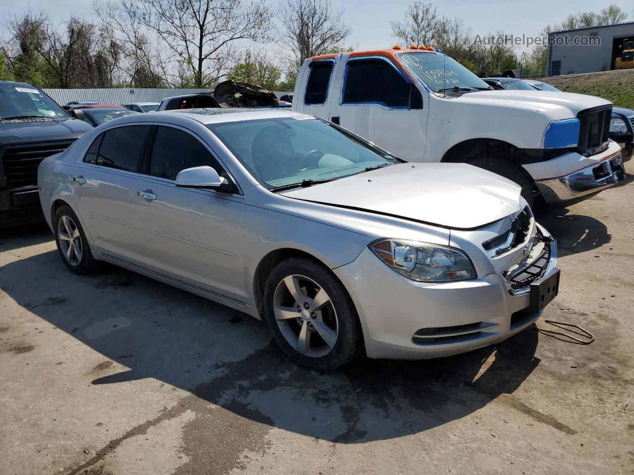 2012 Chevrolet Malibu 1lt Silver vin: 1G1ZC5E07CF204650