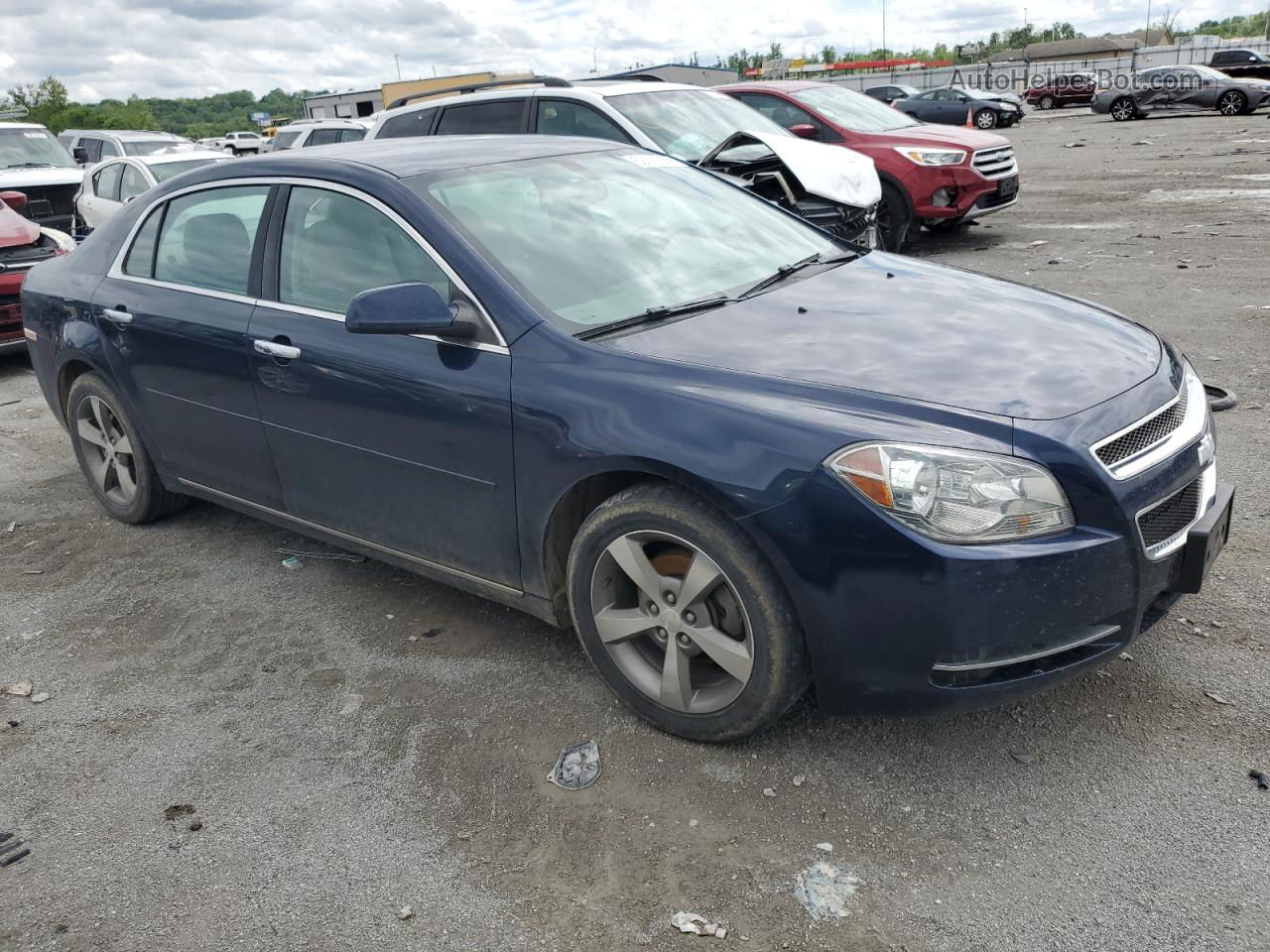 2012 Chevrolet Malibu 1lt Blue vin: 1G1ZC5E07CF287836