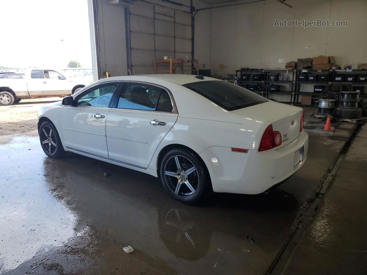 2012 Chevrolet Malibu 1lt White vin: 1G1ZC5E07CF334685