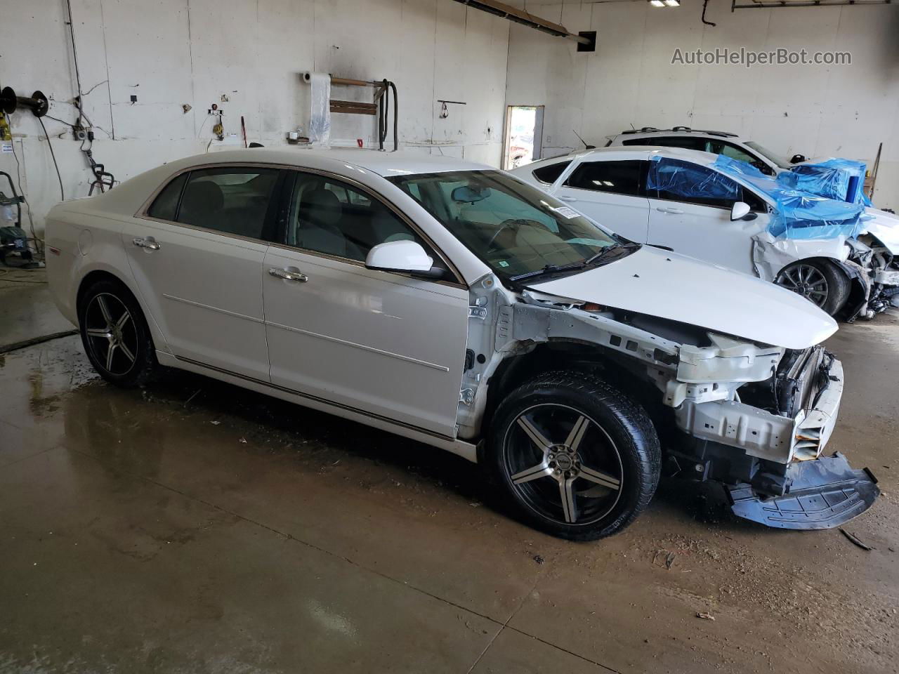 2012 Chevrolet Malibu 1lt White vin: 1G1ZC5E07CF334685