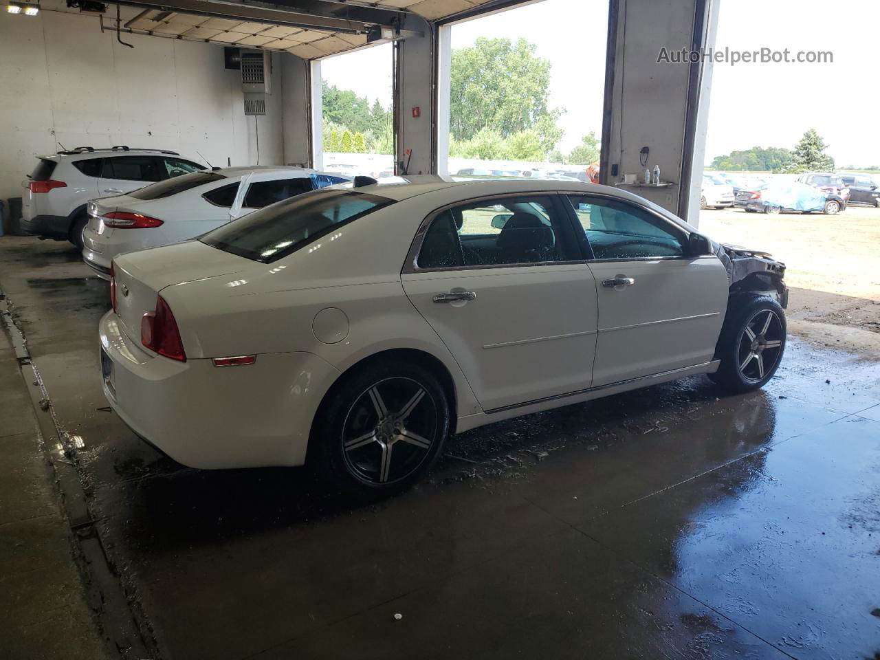 2012 Chevrolet Malibu 1lt White vin: 1G1ZC5E07CF334685