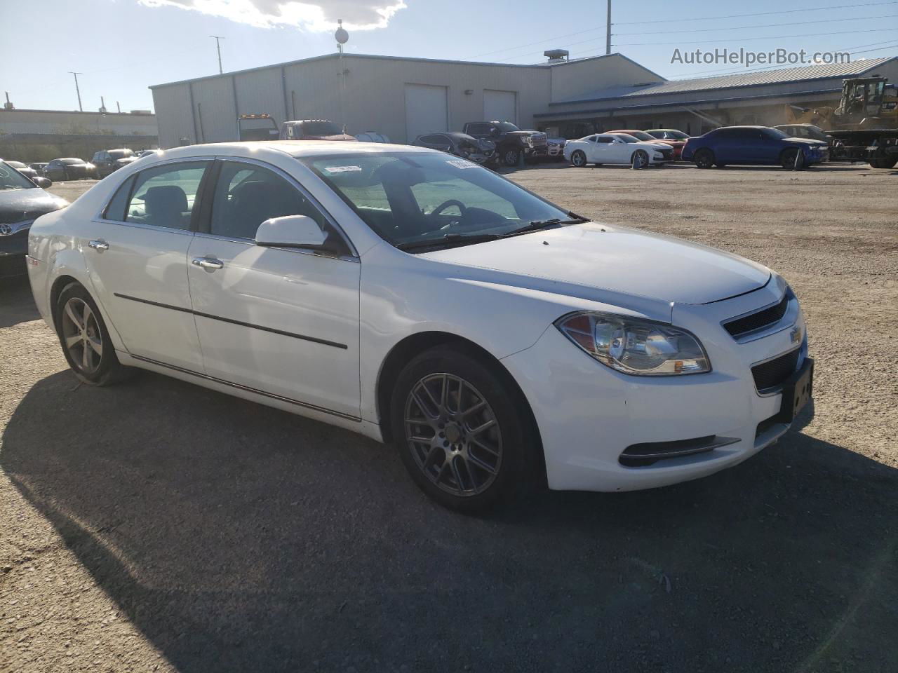 2012 Chevrolet Malibu 1lt White vin: 1G1ZC5E07CF360428