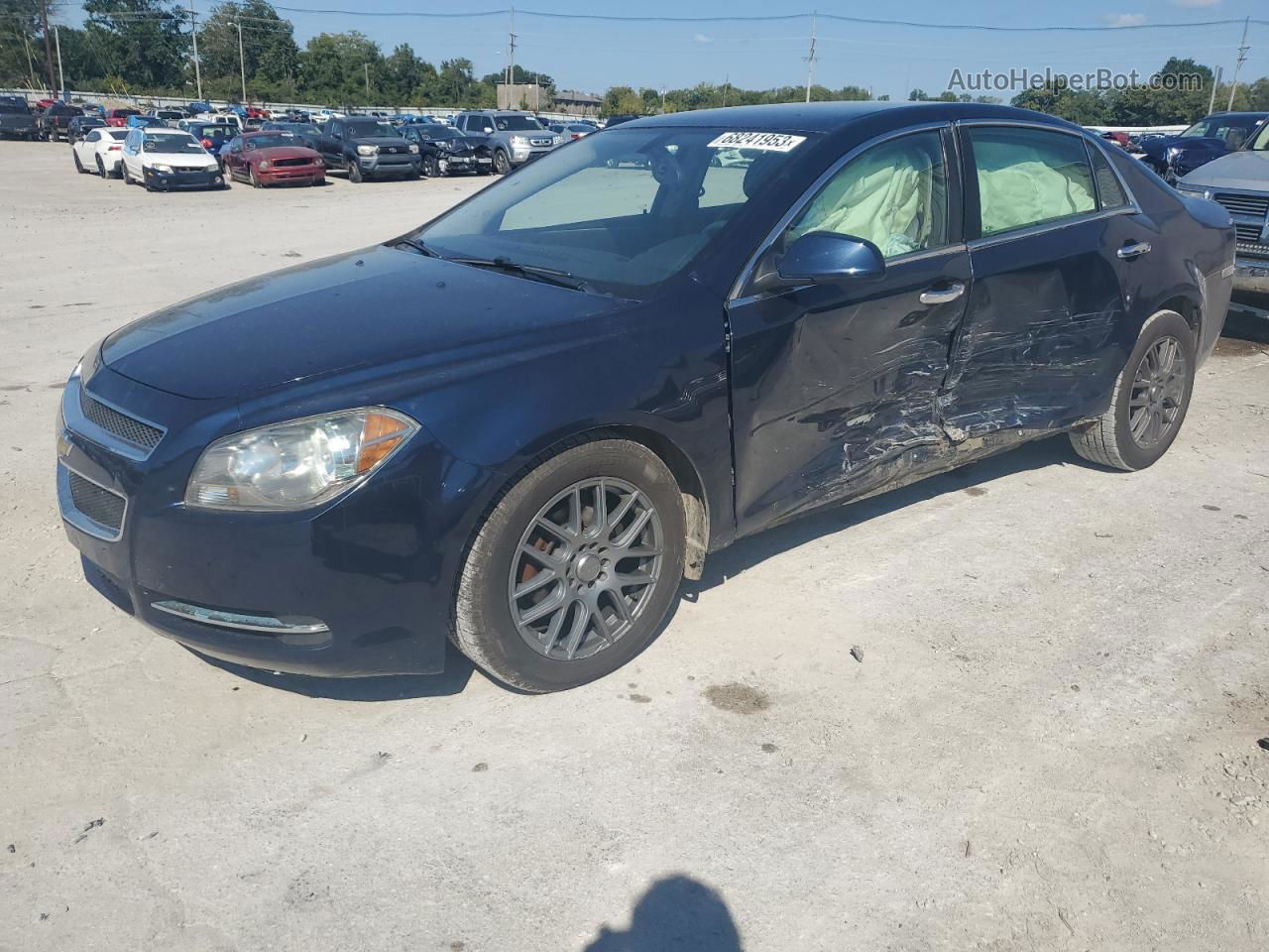 2012 Chevrolet Malibu 1lt Blue vin: 1G1ZC5E08CF248205