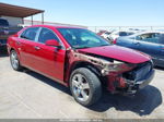 2012 Chevrolet Malibu 1lt Maroon vin: 1G1ZC5E08CF260158