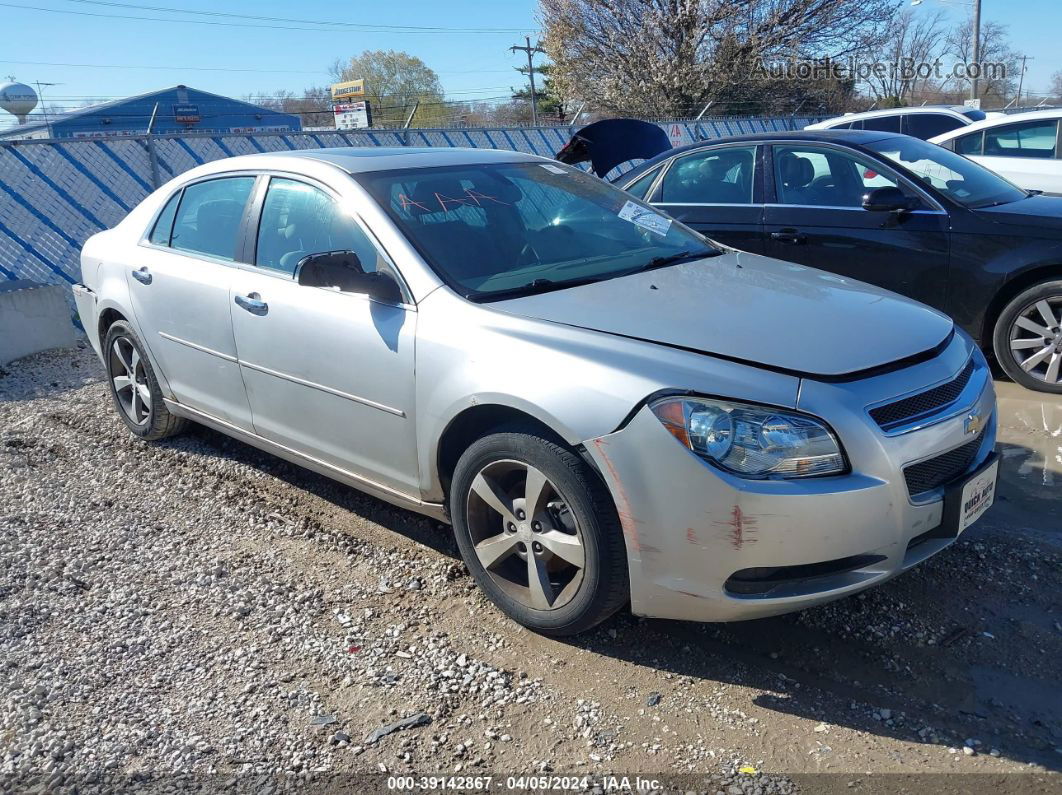 2012 Chevrolet Malibu 1lt Silver vin: 1G1ZC5E08CF366920