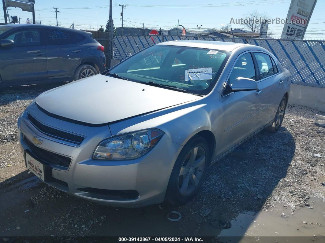 2012 Chevrolet Malibu 1lt Silver vin: 1G1ZC5E08CF366920