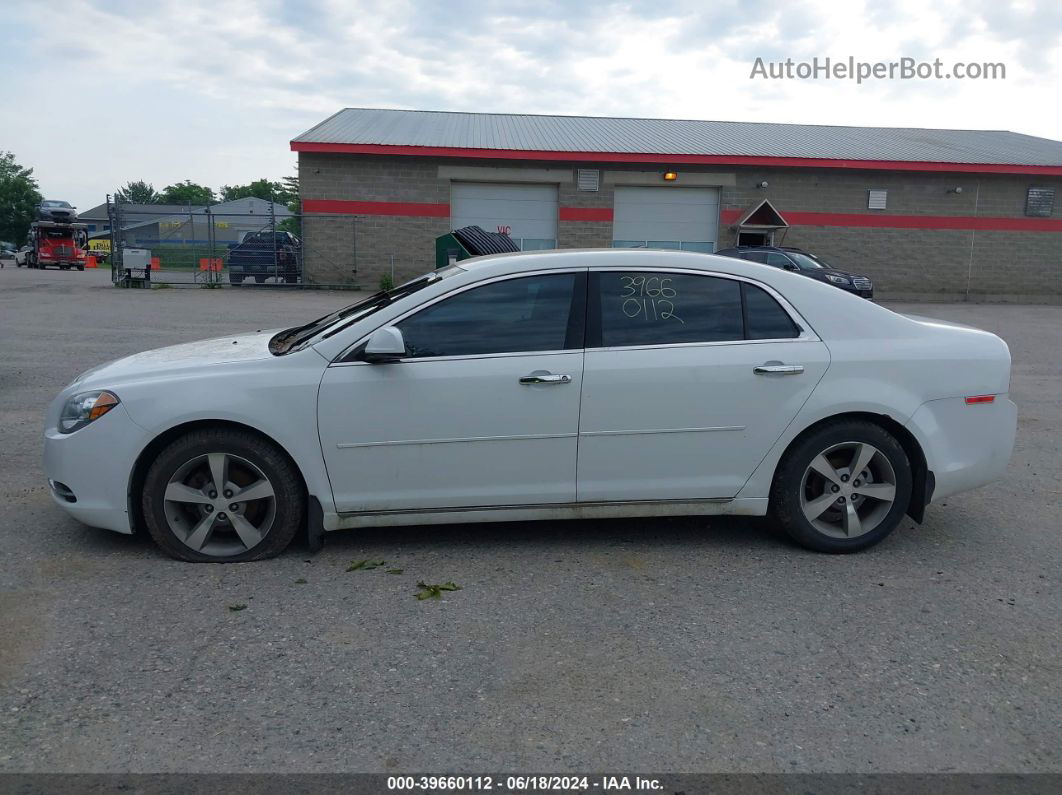 2012 Chevrolet Malibu 1lt White vin: 1G1ZC5E08CF381594