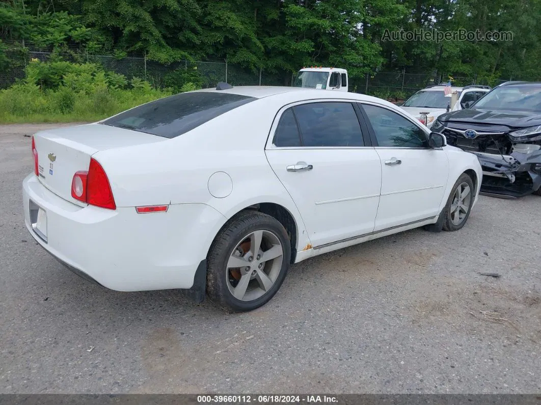 2012 Chevrolet Malibu 1lt Белый vin: 1G1ZC5E08CF381594