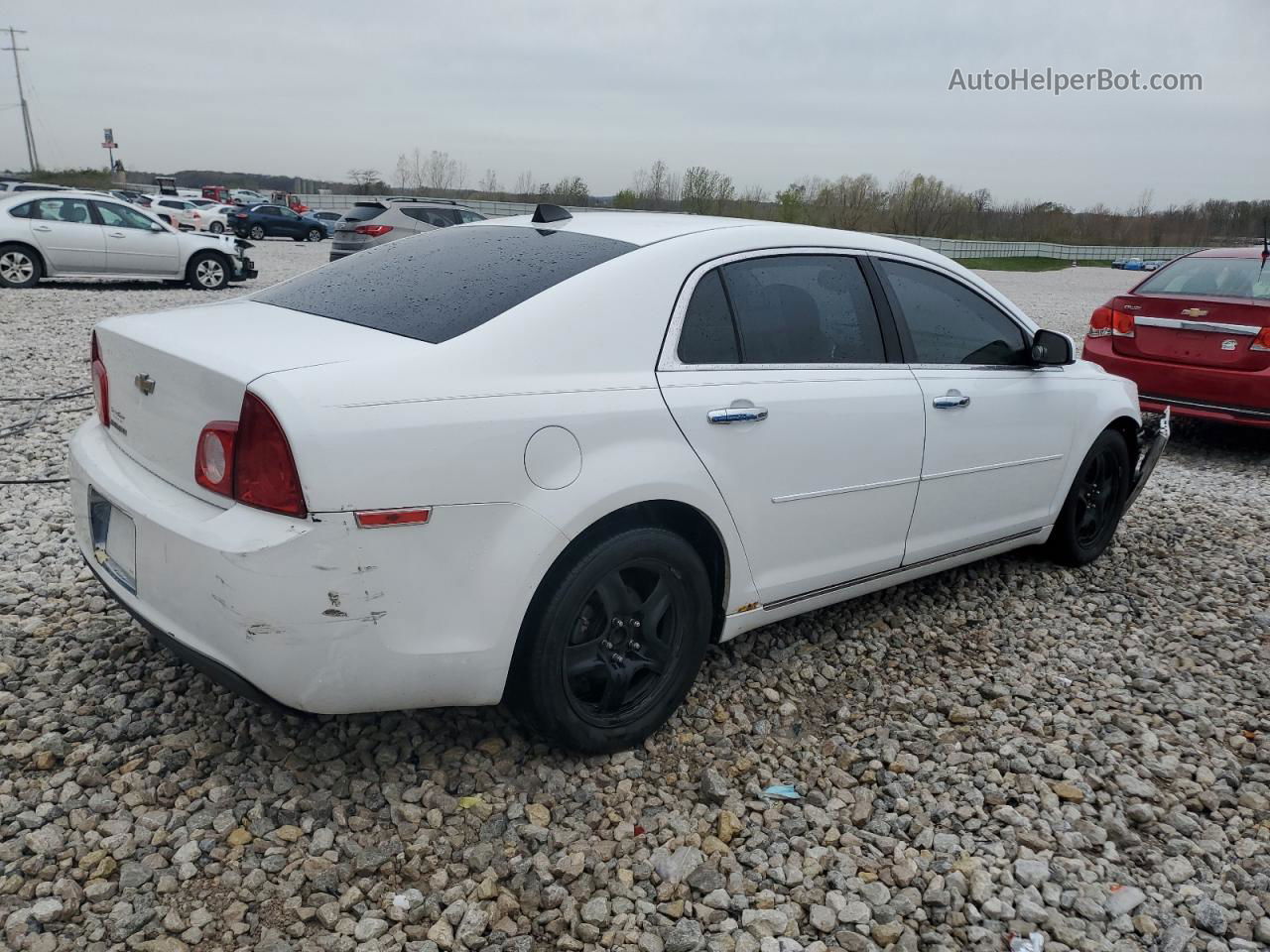 2012 Chevrolet Malibu 1lt White vin: 1G1ZC5E08CF385290