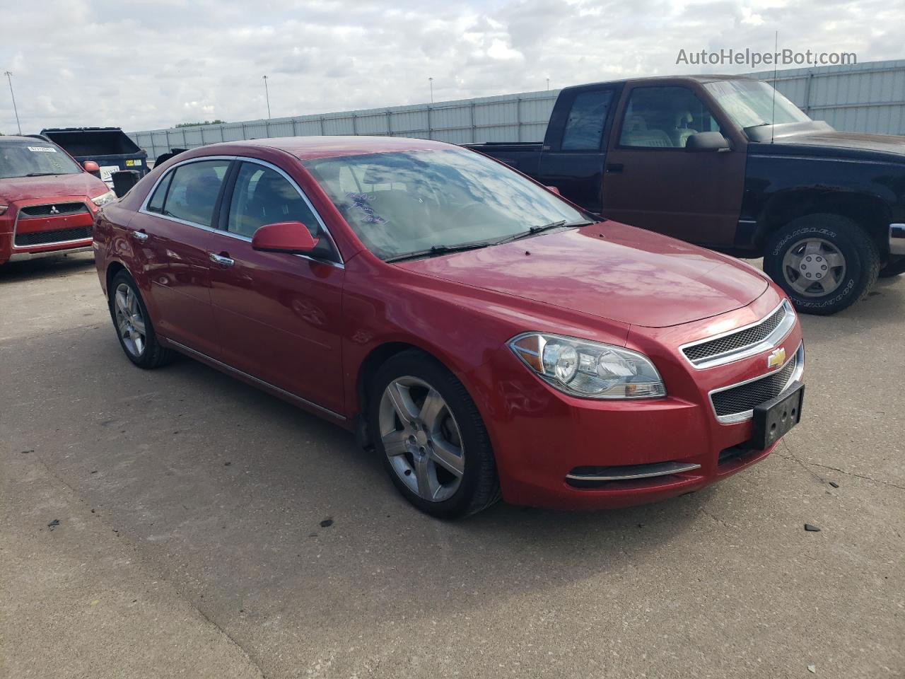 2012 Chevrolet Malibu 1lt Red vin: 1G1ZC5E09CF254045