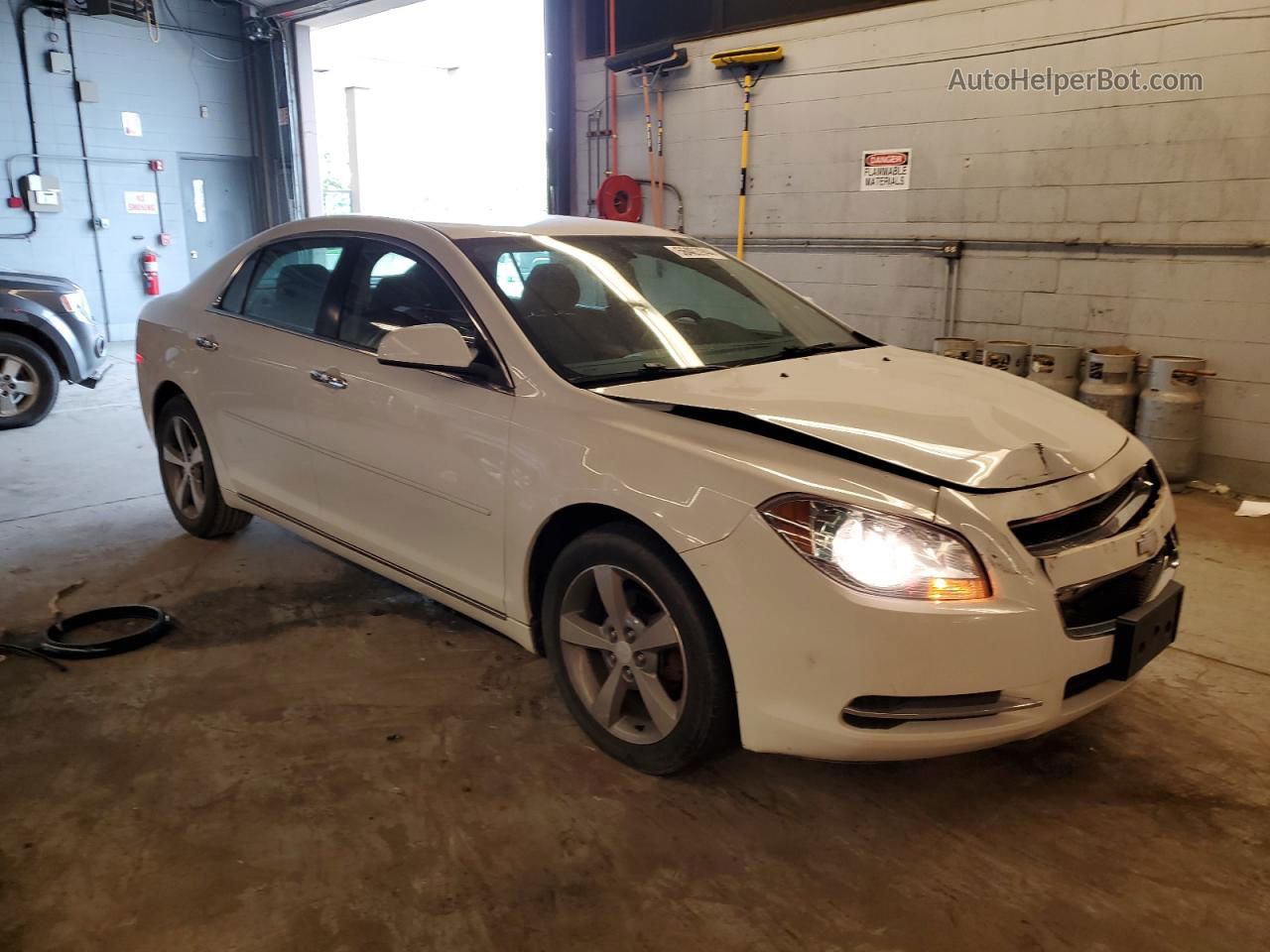 2012 Chevrolet Malibu 1lt White vin: 1G1ZC5E09CF287093