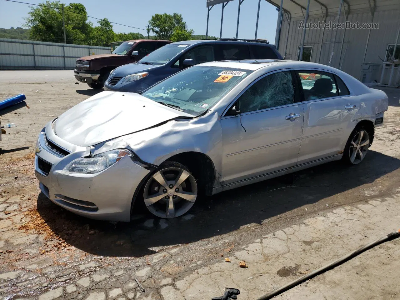 2012 Chevrolet Malibu 1lt Silver vin: 1G1ZC5E09CF308704