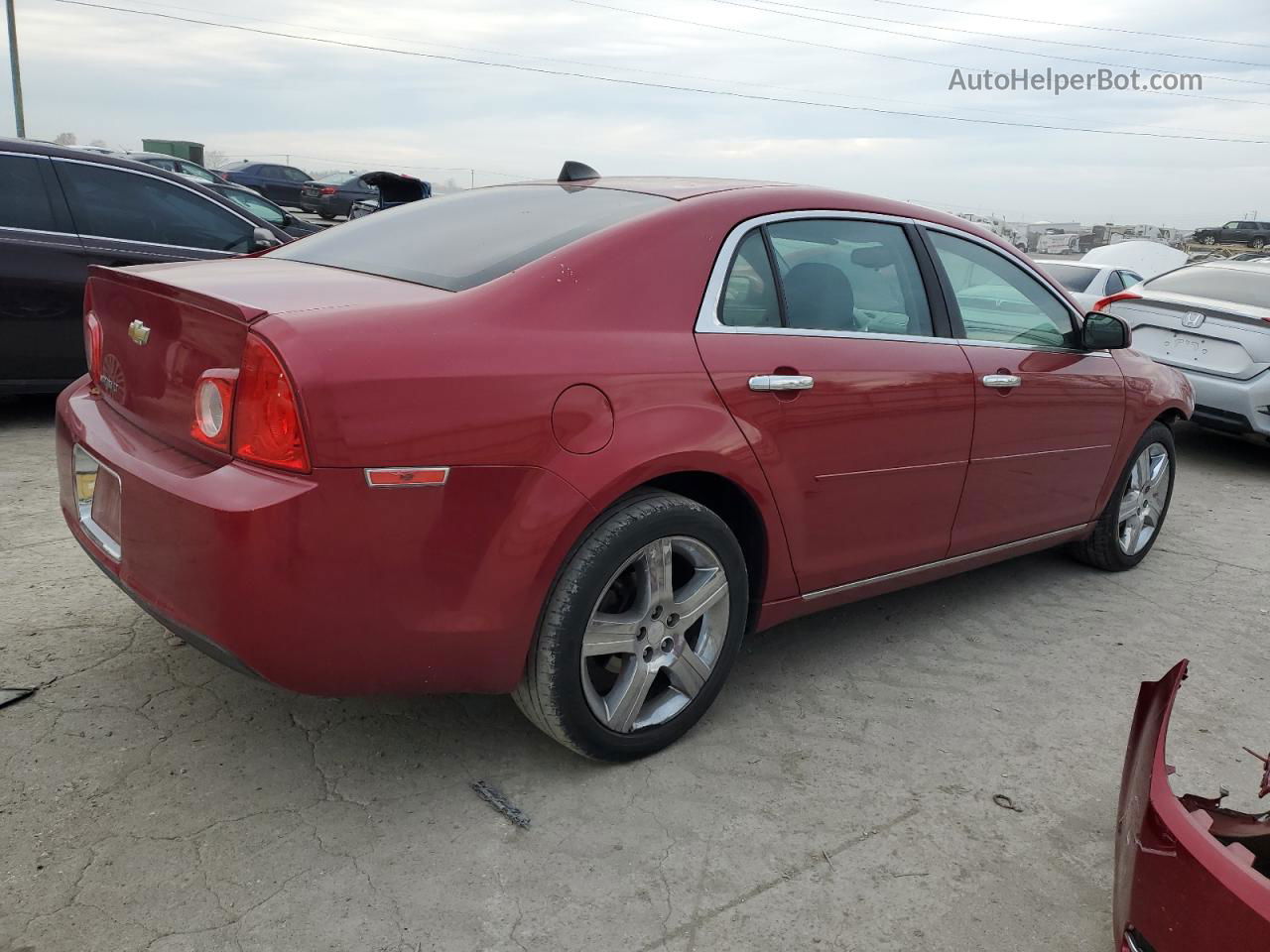 2012 Chevrolet Malibu 1lt Red vin: 1G1ZC5E09CF324319