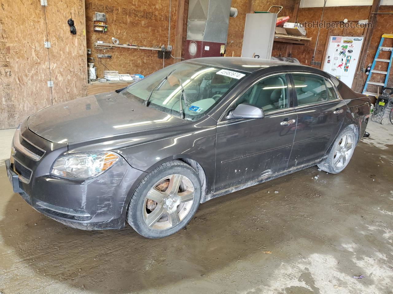 2012 Chevrolet Malibu 1lt Charcoal vin: 1G1ZC5E09CF334901