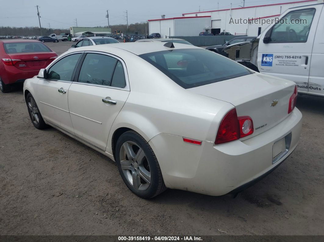 2012 Chevrolet Malibu 1lt White vin: 1G1ZC5E09CF342027