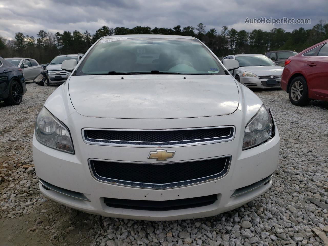 2012 Chevrolet Malibu 1lt White vin: 1G1ZC5E0XCF110133