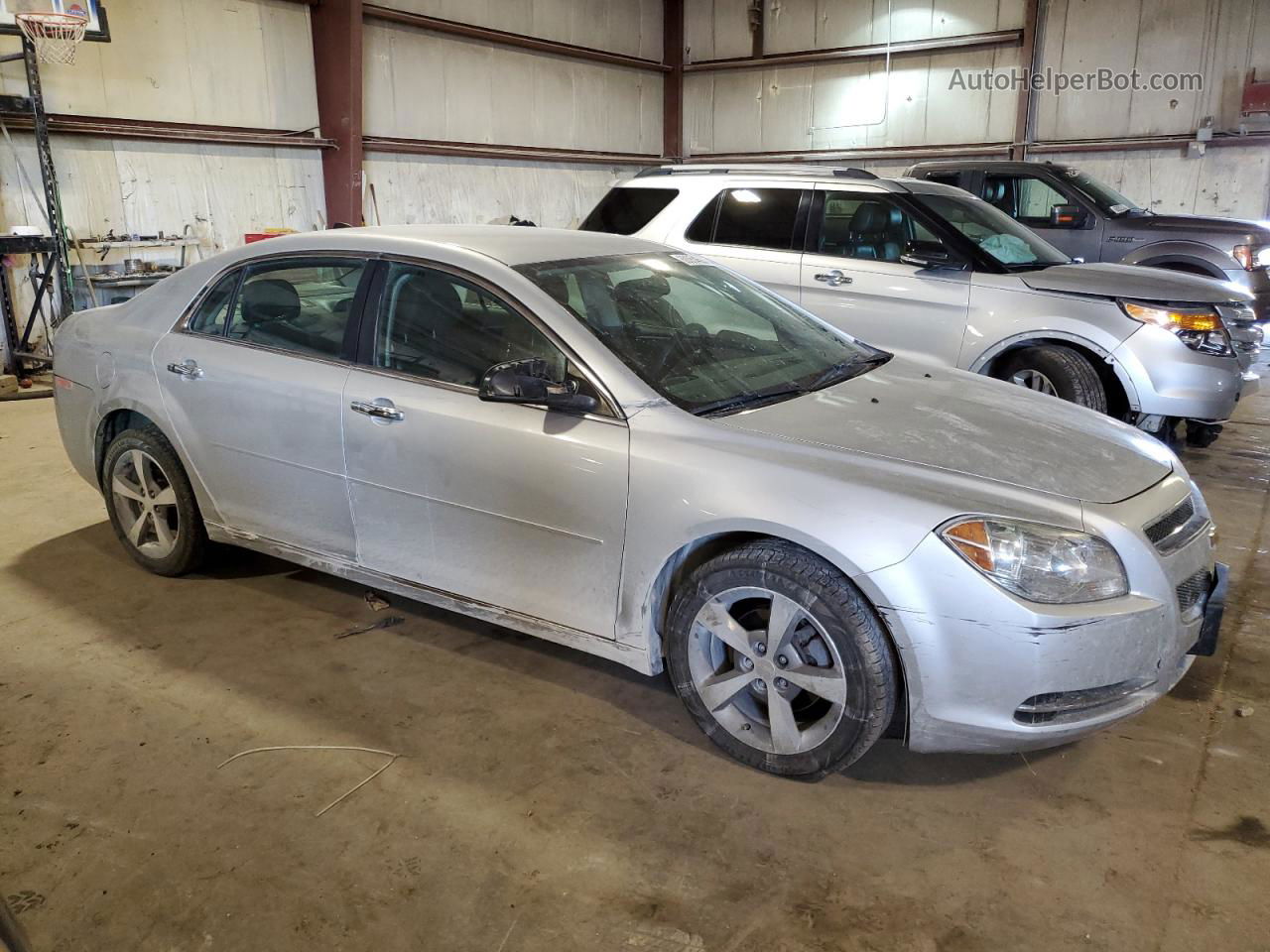 2012 Chevrolet Malibu 1lt Silver vin: 1G1ZC5E0XCF165181