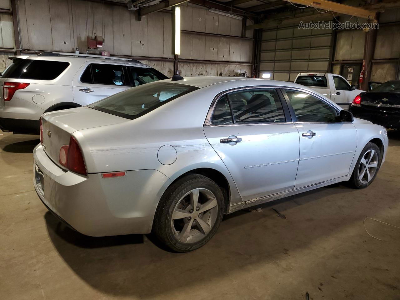 2012 Chevrolet Malibu 1lt Silver vin: 1G1ZC5E0XCF165181