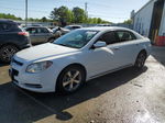 2012 Chevrolet Malibu 1lt White vin: 1G1ZC5E0XCF175483