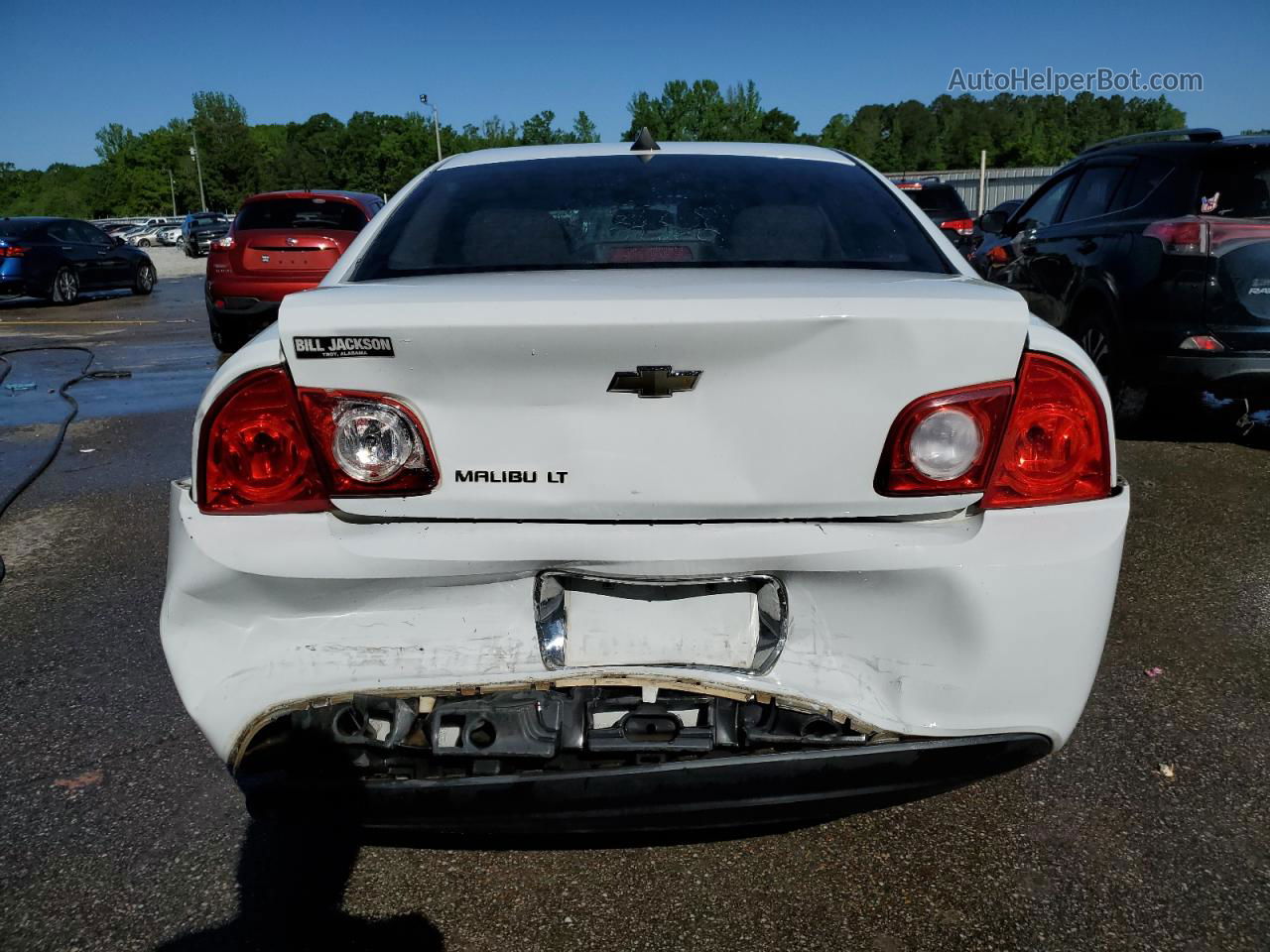 2012 Chevrolet Malibu 1lt White vin: 1G1ZC5E0XCF175483