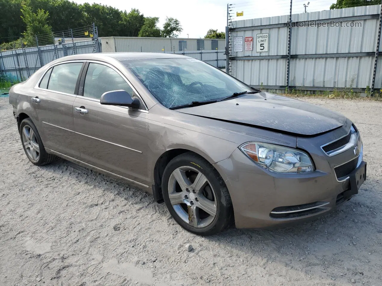 2012 Chevrolet Malibu 1lt Brown vin: 1G1ZC5E0XCF198052