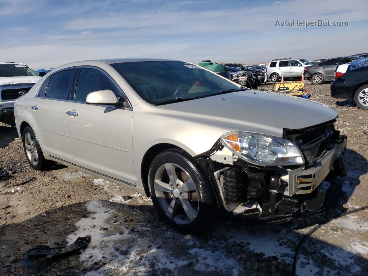 2012 Chevrolet Malibu 1lt Silver vin: 1G1ZC5E0XCF230613