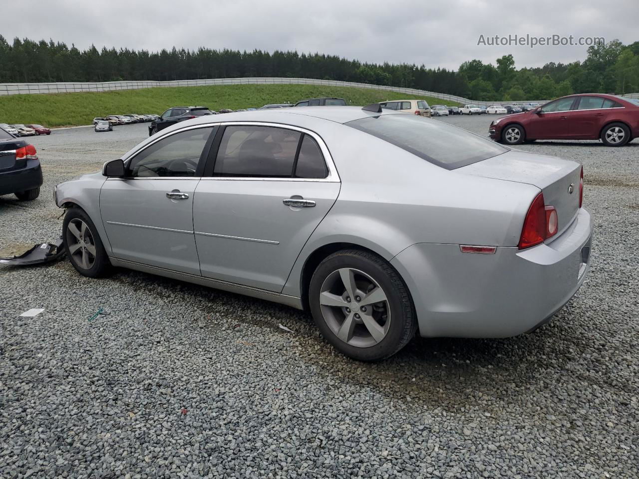 2012 Chevrolet Malibu 1lt Silver vin: 1G1ZC5E0XCF266561