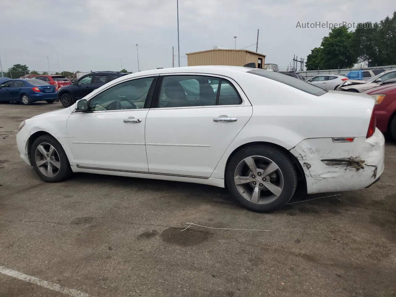 2012 Chevrolet Malibu 1lt White vin: 1G1ZC5E0XCF397490