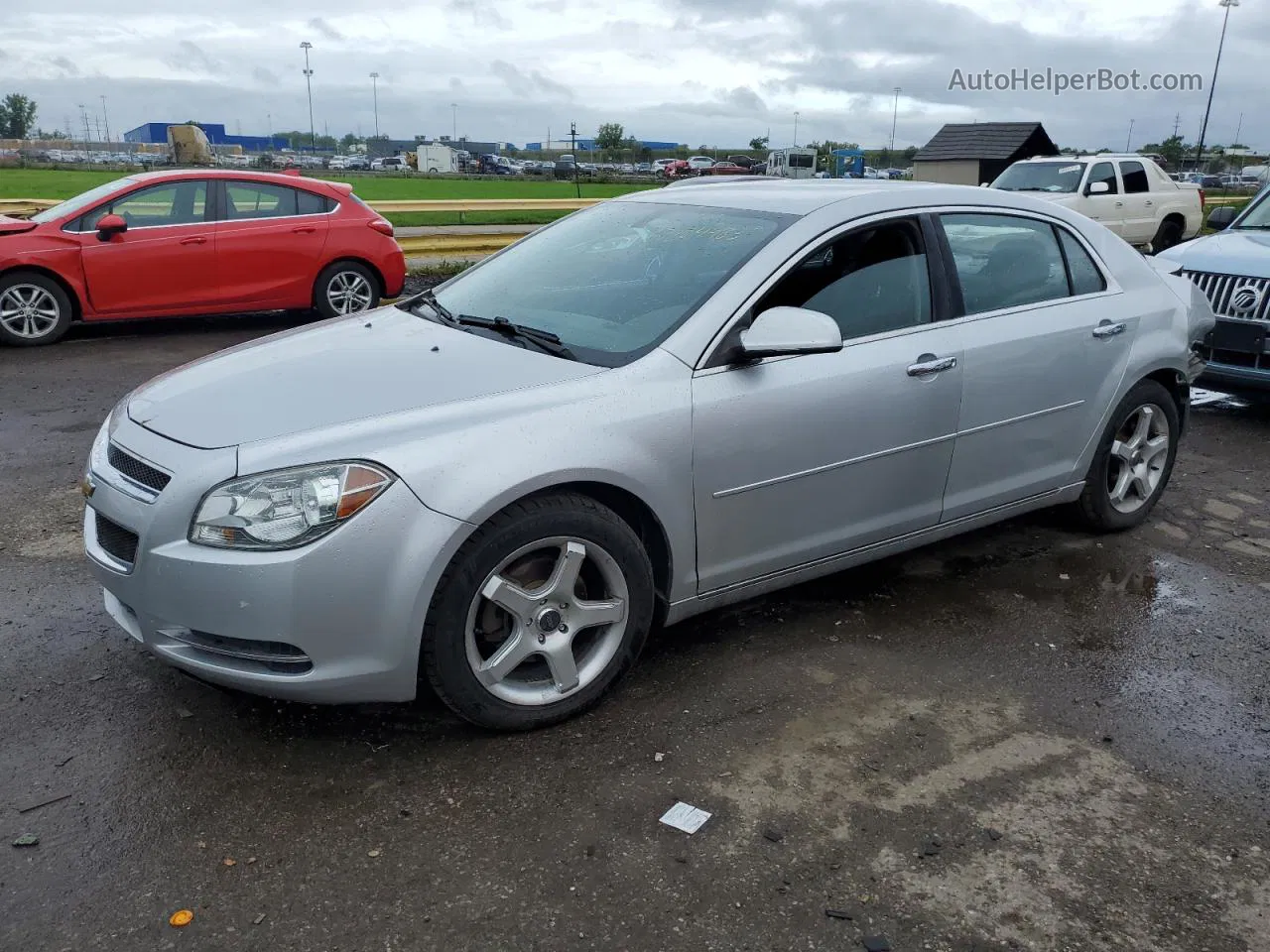 2012 Chevrolet Malibu 1lt Silver vin: 1G1ZC5EU0CF271870