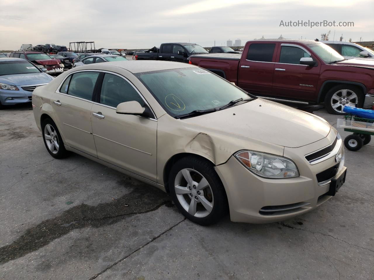 2012 Chevrolet Malibu 1lt Серебряный vin: 1G1ZC5EU2CF312662