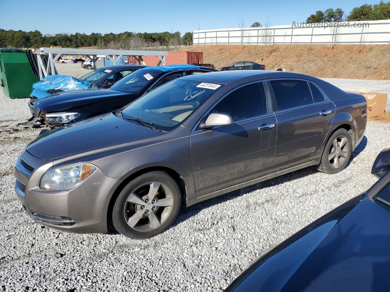 2012 Chevrolet Malibu 1lt Желто-коричневый vin: 1G1ZC5EU3CF170080