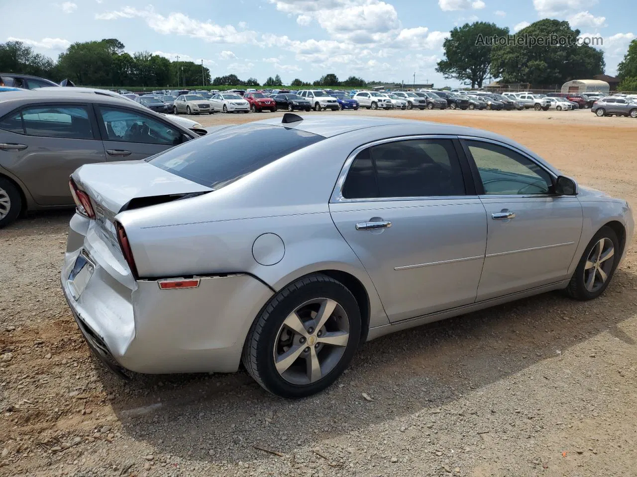 2012 Chevrolet Malibu 1lt Silver vin: 1G1ZC5EU5CF125383